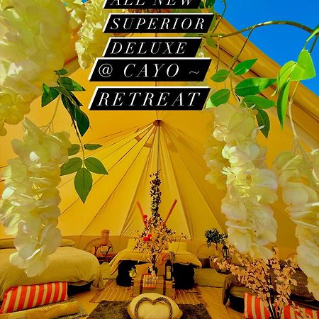 Cayoretreat Luxury Bell Tent Clodock Buitenkant foto