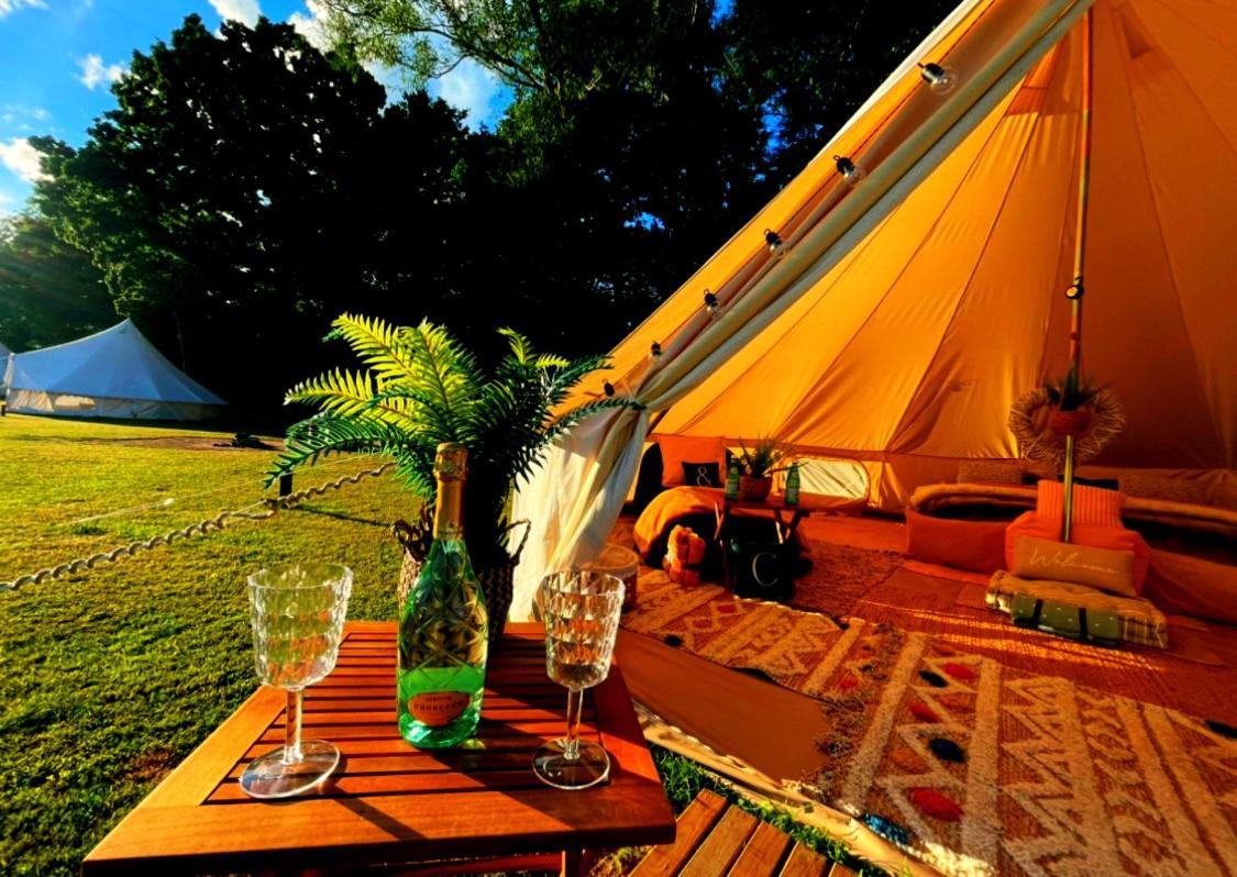 Cayoretreat Luxury Bell Tent Clodock Buitenkant foto