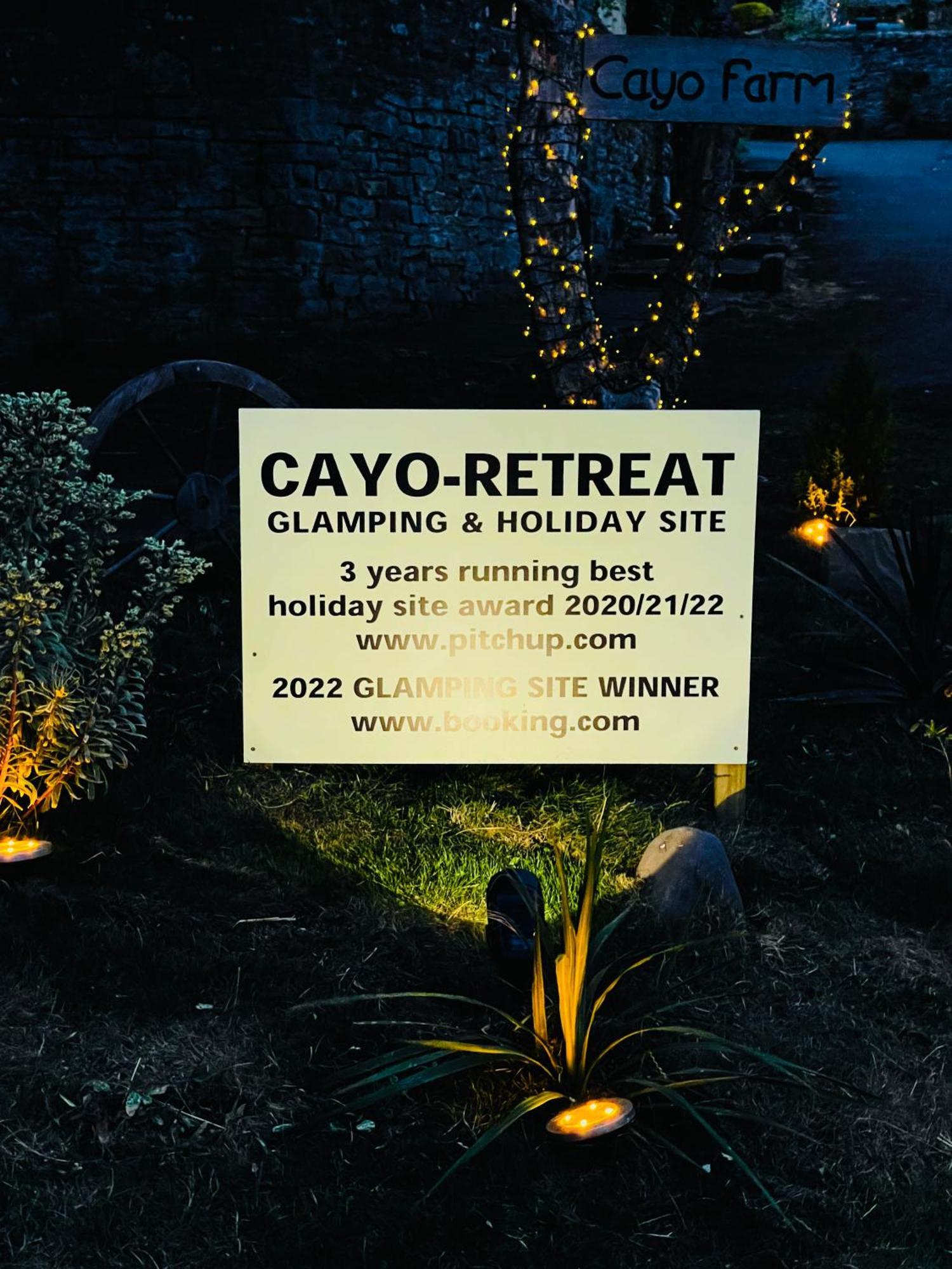 Cayoretreat Luxury Bell Tent Clodock Buitenkant foto